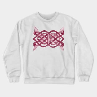 Purple Duck Celtic Tracery Crewneck Sweatshirt